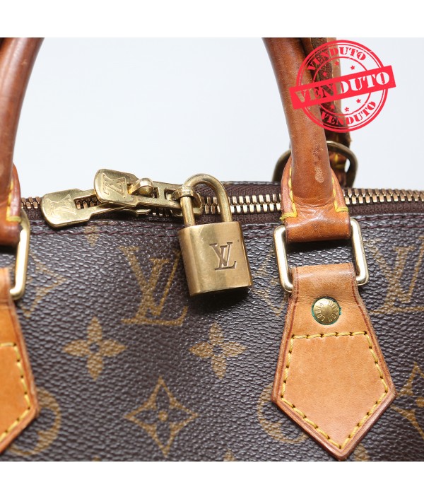 Borsa Alma BB Limited Edition in pelle verniciata bordeaux Louis Vuitton -  Seconda mano / Usata – Vintega